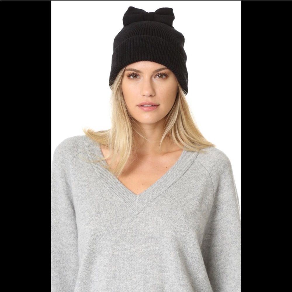 Kate spade black Beanie